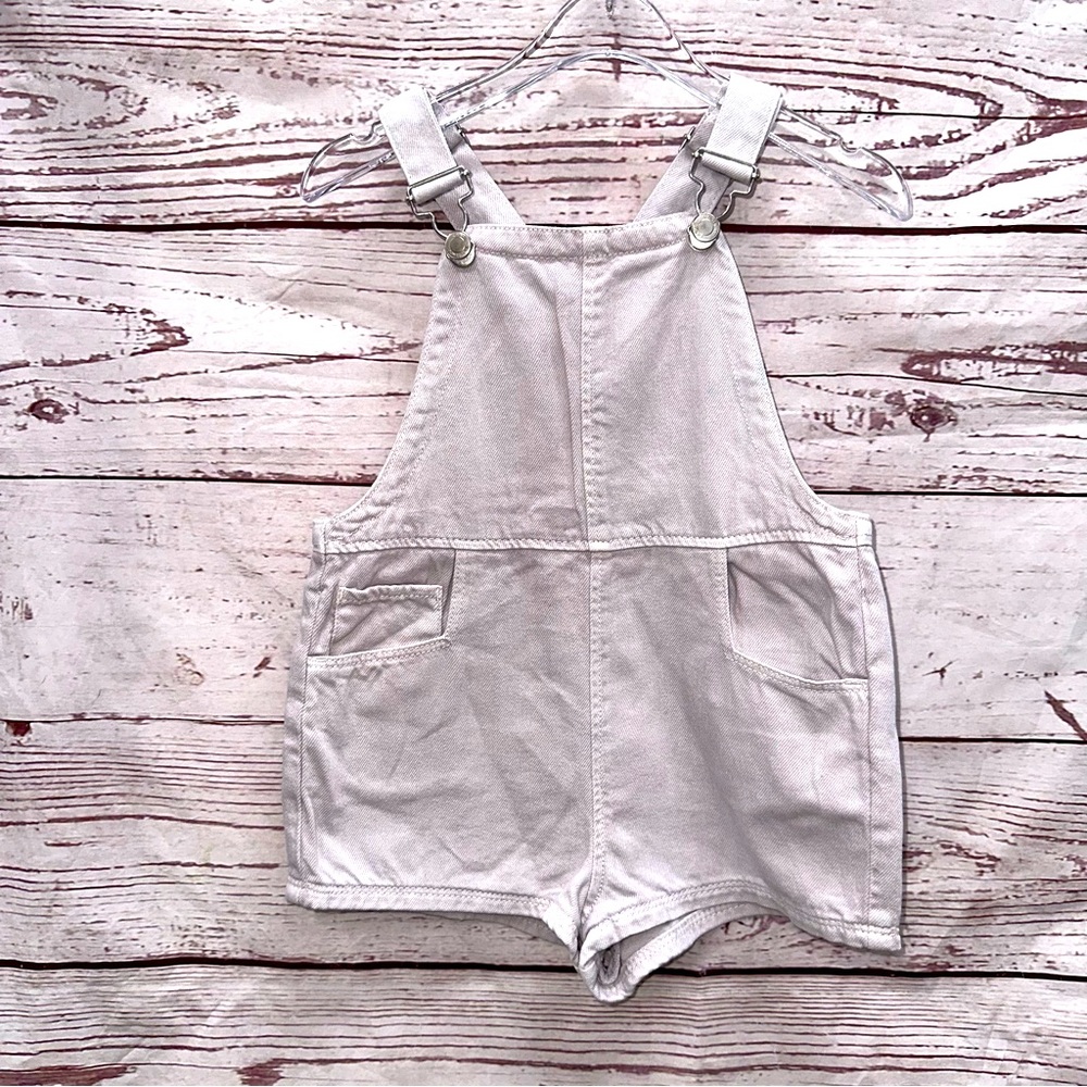 Zara Grey Overall Shorts Size 4-5